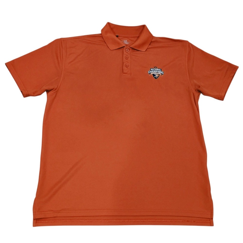 Under Armour Auburn Tigers 2010 National Champions Polo Men's Medium Orange